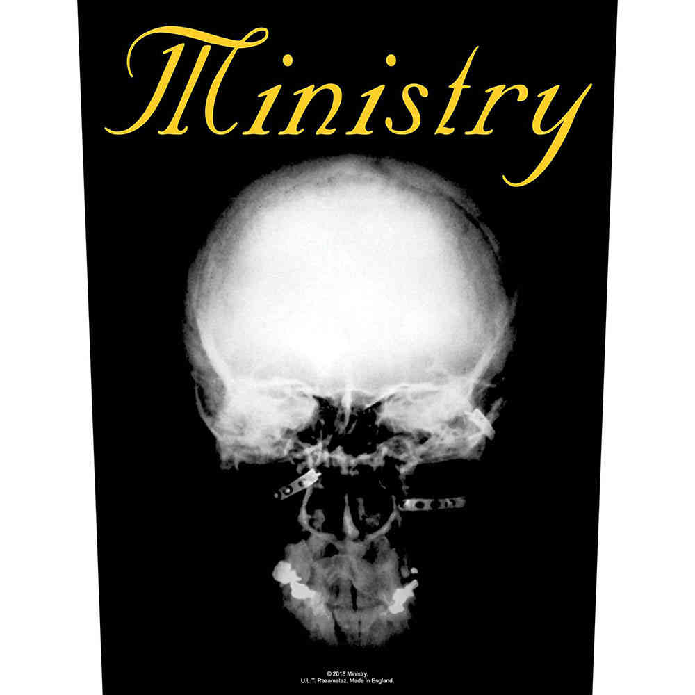 Ministry - The Mind Is A Terrible thing Rugpatch - Zwart